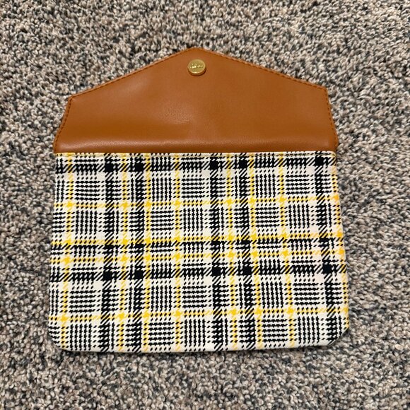 NEW IPSY September 2021 Envelope Glam Bag Plaid Pouch - Picture 6 of 7
